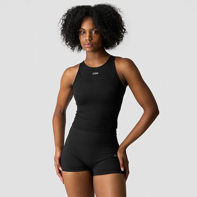 Midi Treningstopp Svart