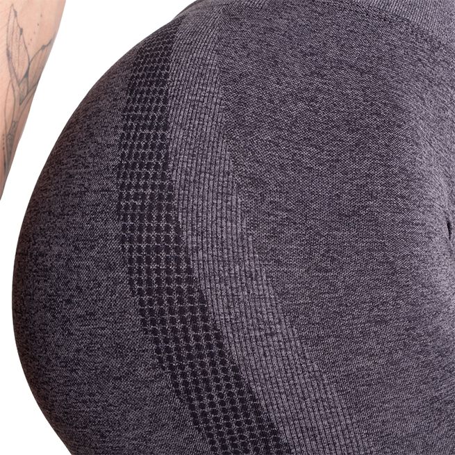 Curve Scrunch Leggings, Black Melange