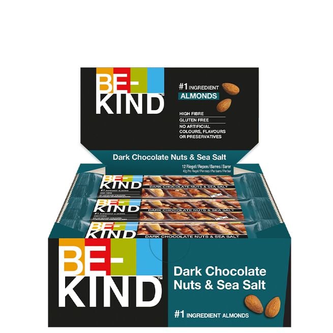 12 x Core Bar 40 g Mørk Sjokolade Nøtter & Havsalt Dark Chocolate Nuts&Sea Salt