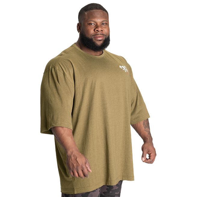 Harder To Kill Iron Tee, Army Green Melange