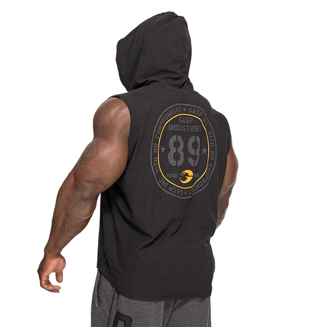 Gasp Thermal sl Hoodie, Washed Black