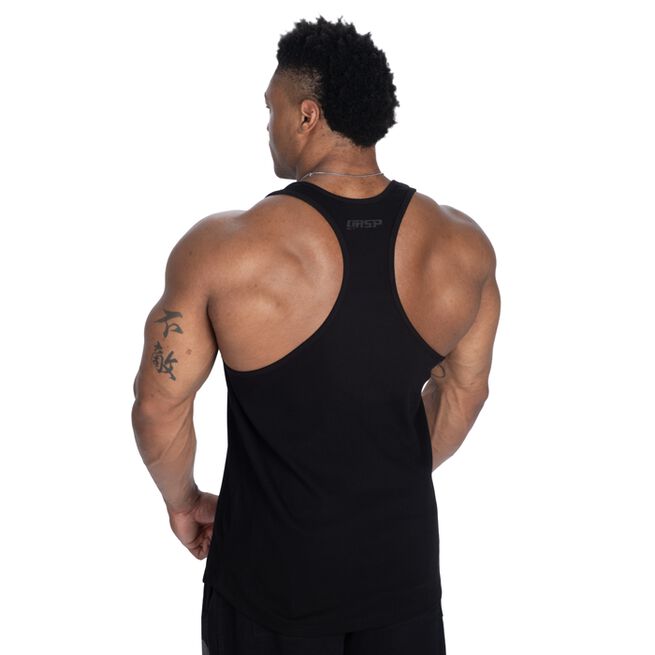 Gasp Rib Essential T-Back Svart
