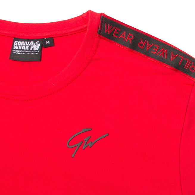 Chester T-Shirt, Red/Black