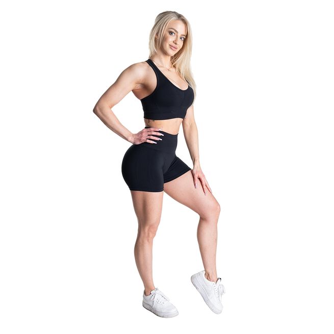Scrunch Shorts, Black