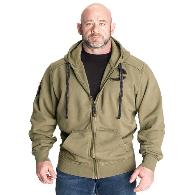 Pro Gym Hoodie Acid Wash Grønn