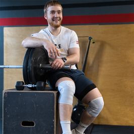 RX Knee Sleeve 5mm Arctic/White, XS  RX Knestøtte 5mm Hvit
