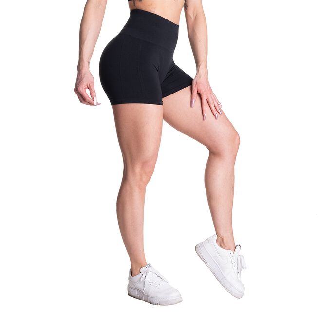 Scrunch Shorts, Black