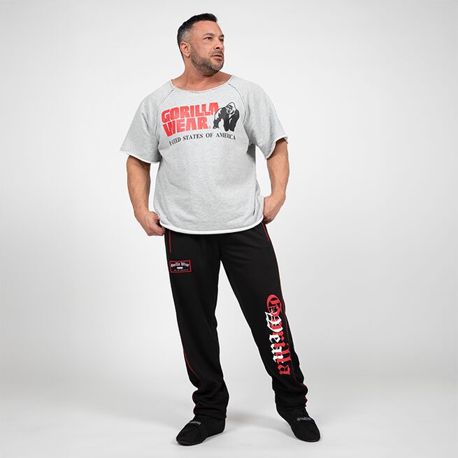 Marlow Mesh Treningsbukse Svart Rød