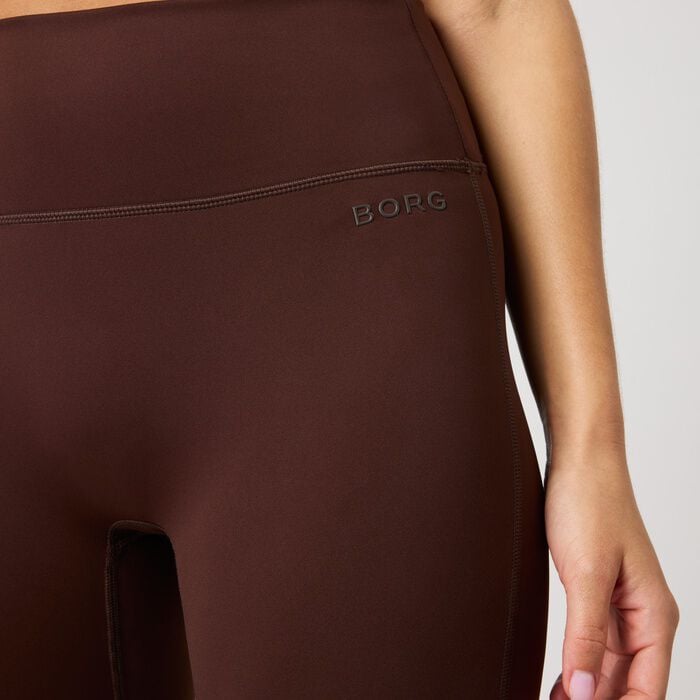 Borg Flare Tights Brun