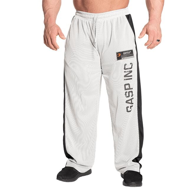 GASP No 1 Mesh Pant White Grey