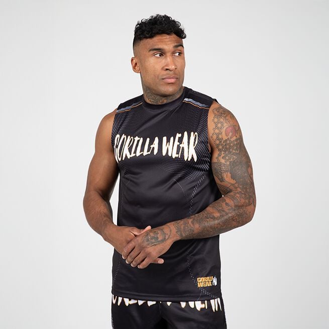 Clayton Treningssinglet Svart Gull