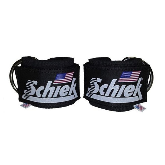 Schiek Ankle Straps (Pair), Black 