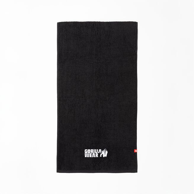 Zip Pocket Gymhåndkle Svart