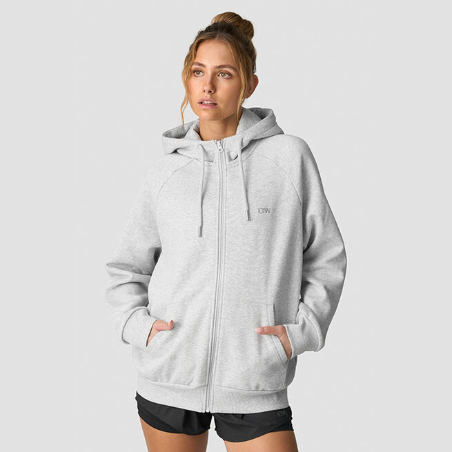 Everyday Zip Hoodie Grå
