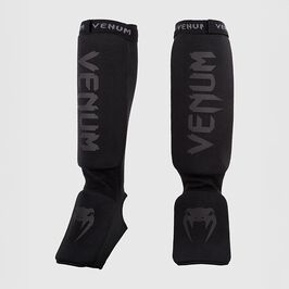 Venum Kontact Shinguards Black/Black, L  Venum Kontact Shinguards Black/Black