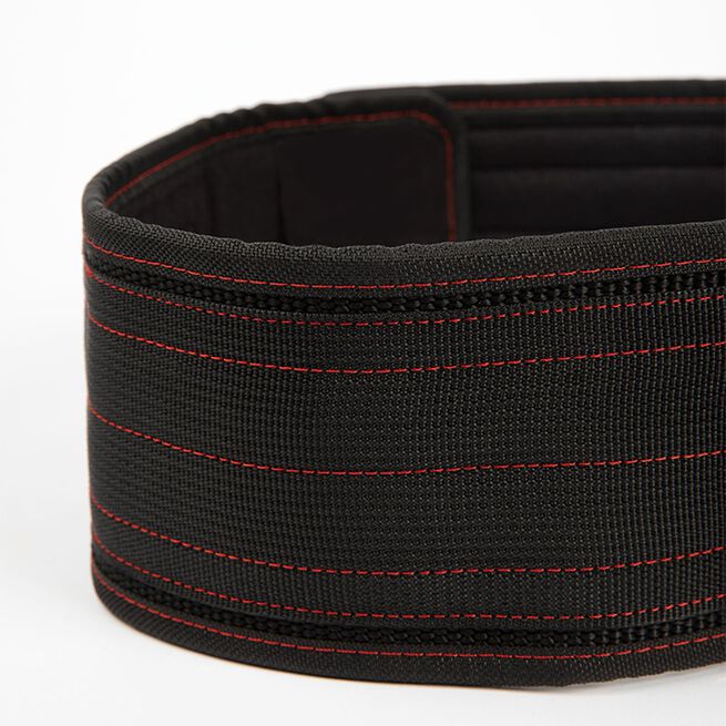 4 Inch Løftebelte Nylon Svart/Rød