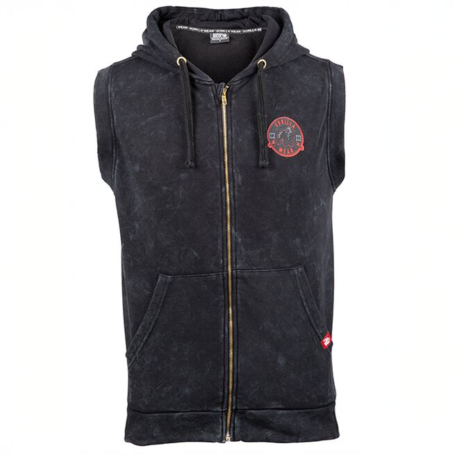 Silverdale Ermeless Hoodie Svart