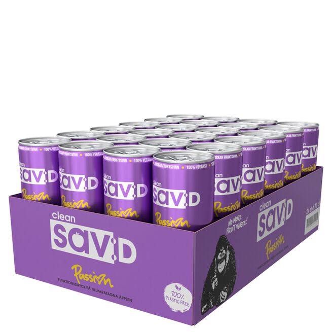 24 x Clean sav:D, 330 ml Passion