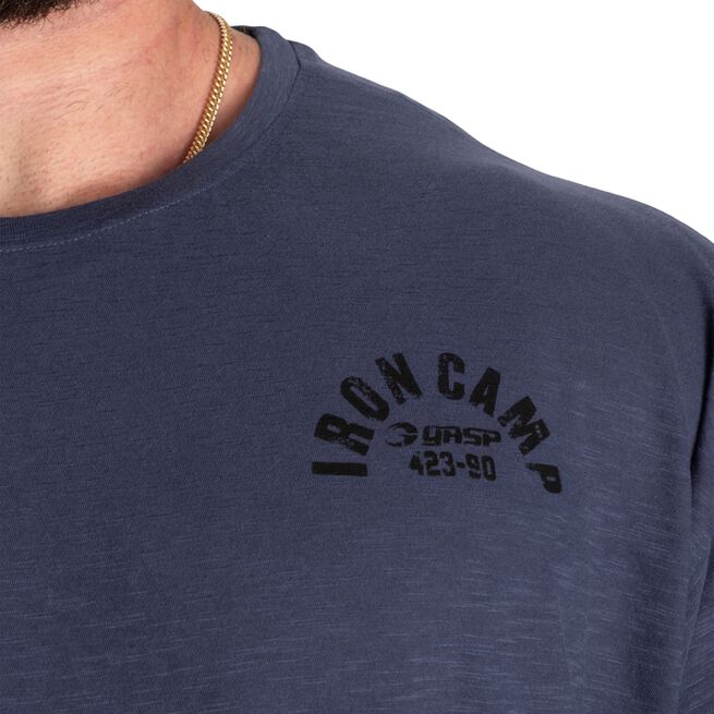 Slub Iron T-shirt Blå