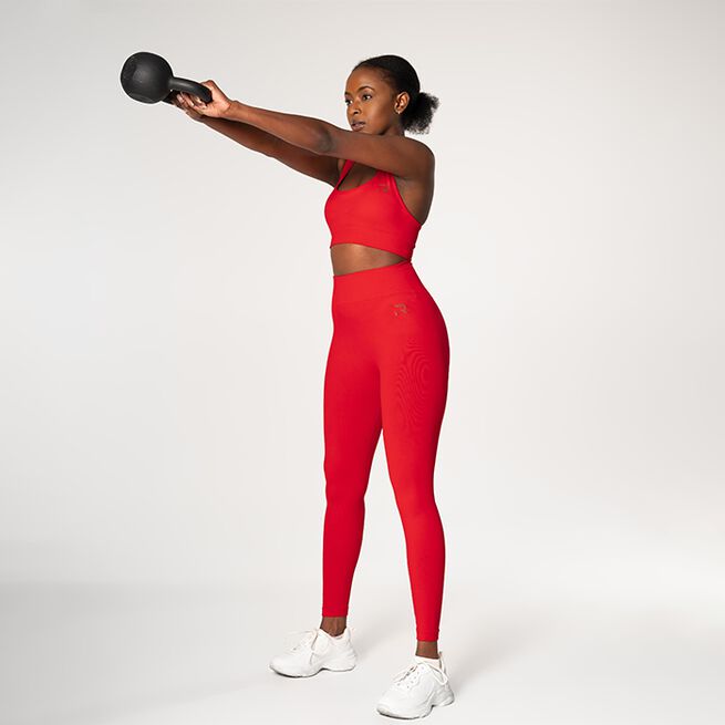 Relode Radiant Scrunch Tights, Red