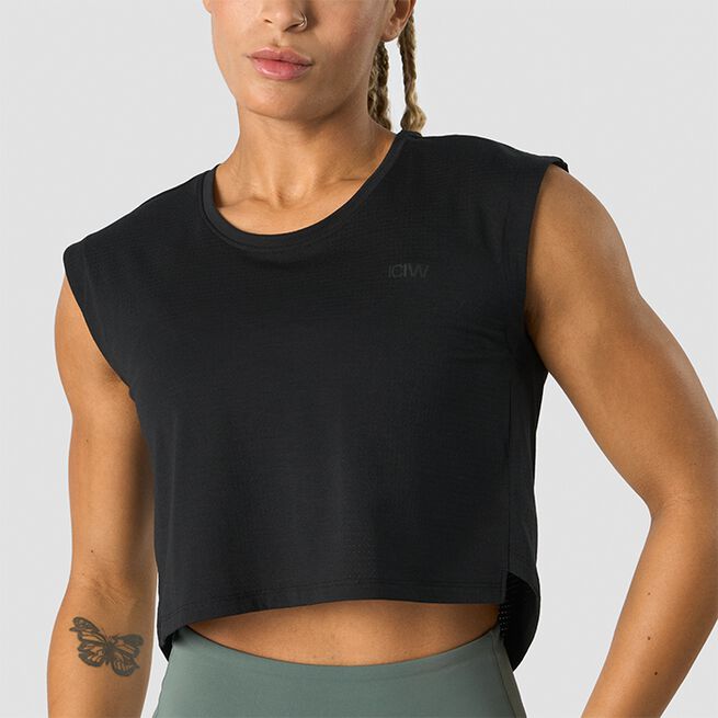 Stride Kort Treningstopp Svart