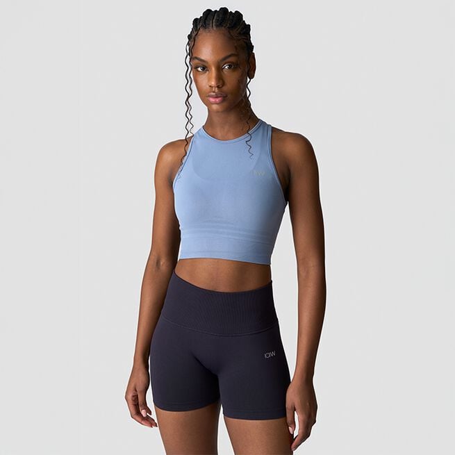 Define Seamless Cropped Topp Blå