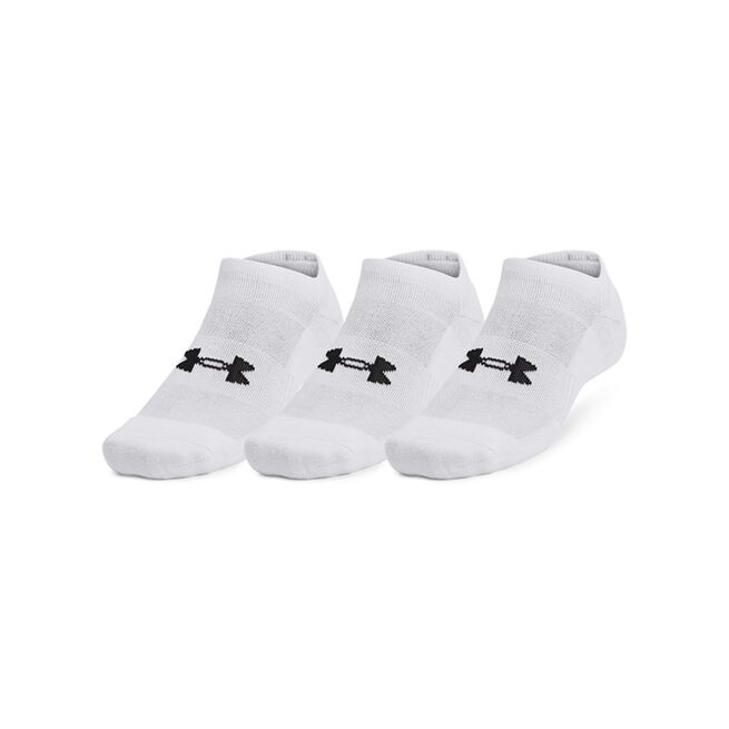 UA Tech No Show Sokker 3-pack Hvit