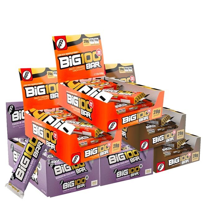 90 x Big 100 Protein Bar, 100g