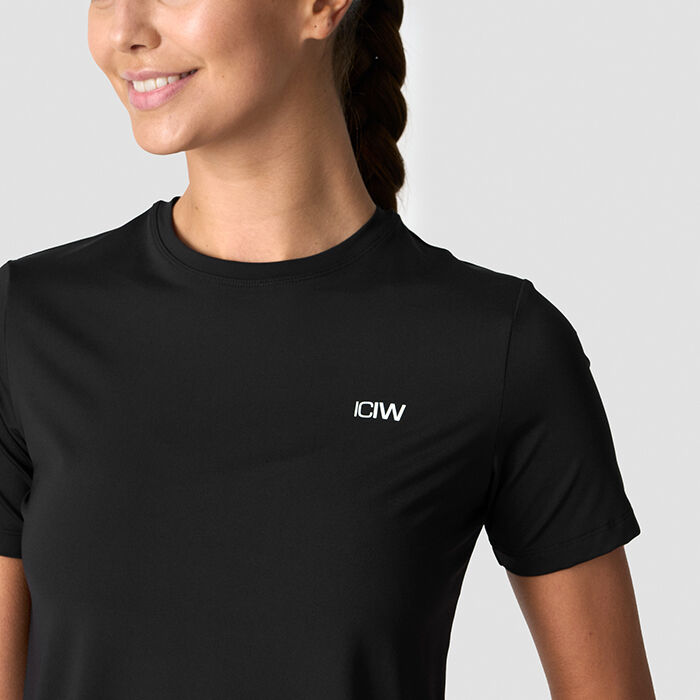 Training T-Shirt High Neck Wmn, Black