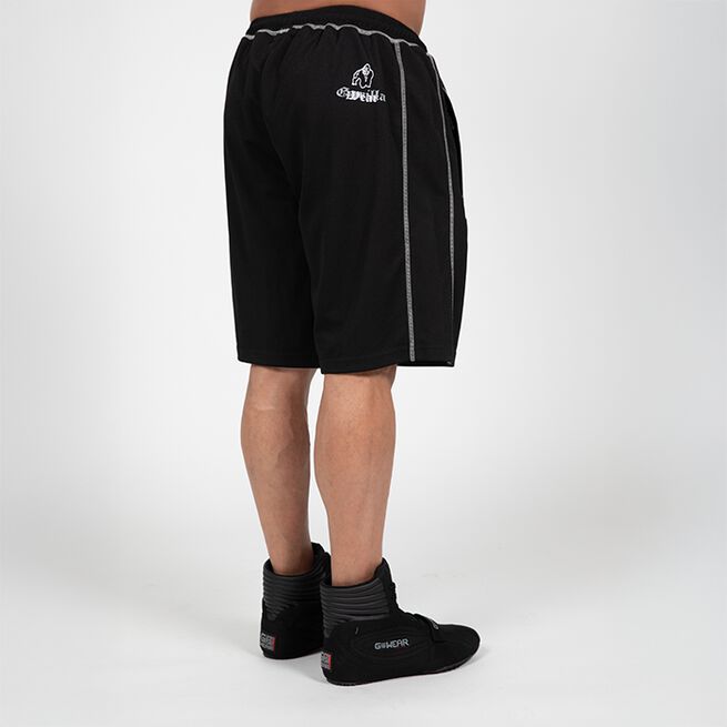Marlow Mesh Shorts Svart Grå