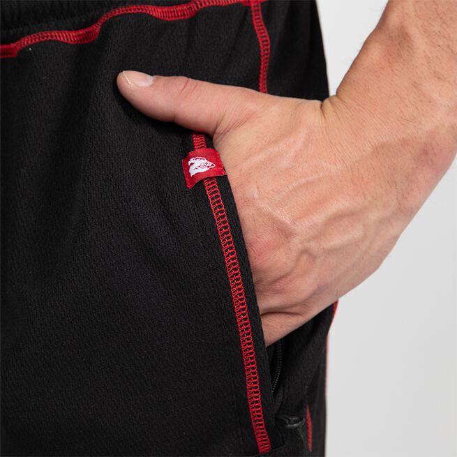 Marlow Mesh Treningsbukse Svart Rød