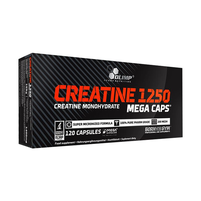 Creatine 1250 Kreatin Monohydrat 120 Mega Capsules 120 caps