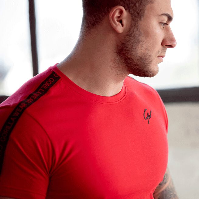 Chester T-Shirt, Red/Black