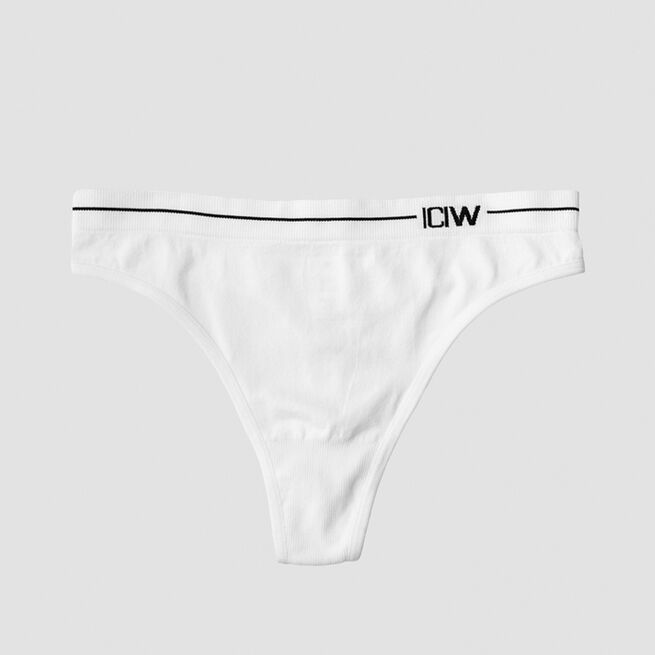 Everyday Seamless Thong 2-pack, Black/White