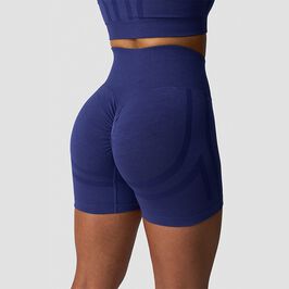 Rush Seamless Shorts, Dark Slate Blue Melange, L  Rush Seamless Shorts Mørkeblå