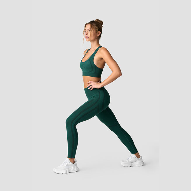 Rush Seamless Tights Mørkgrønn