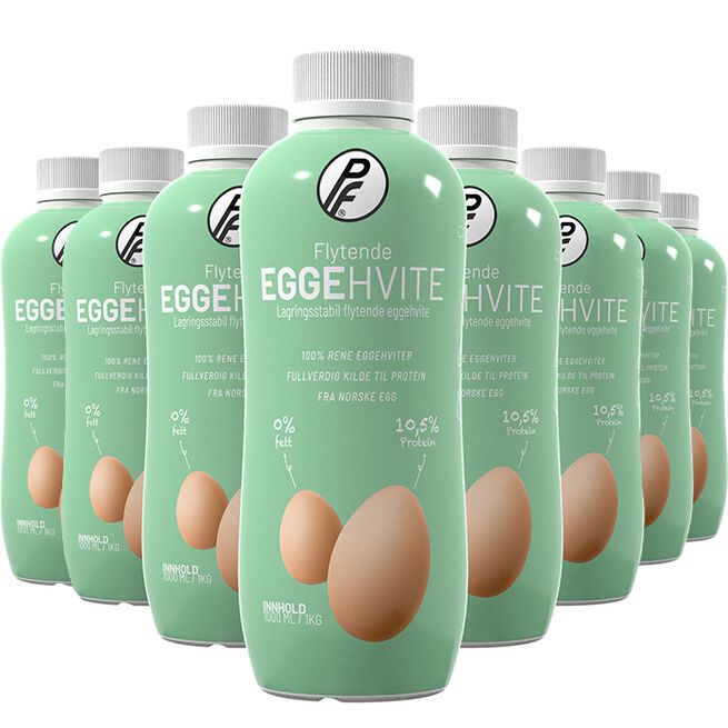 8 x Flytende Eggehvite, BIG BUY 1000 ml 