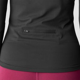 Everyday Long Sleeve 1/4 Stripe Zipper, Dark Grey, L  Everyday Langermet 1/4 Zip Genser Mørk Grå