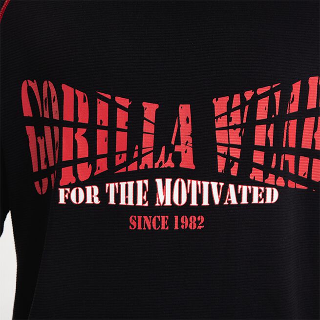 Finley Oversized T-skjorte Svart Rød