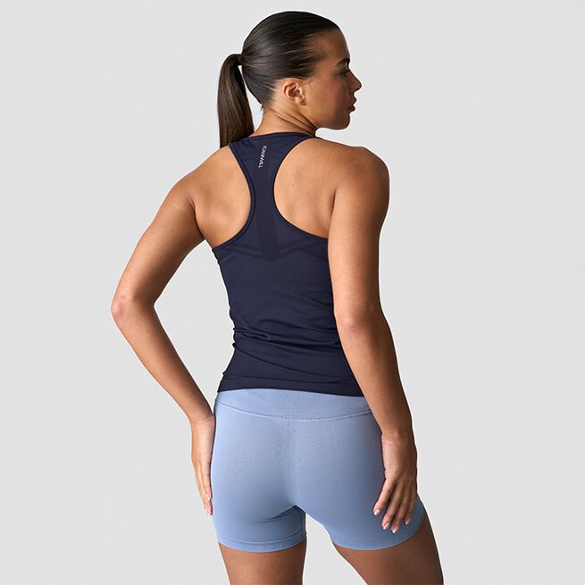 Seamless singlet Marineblå