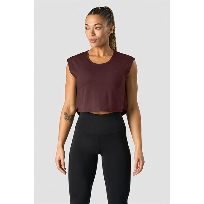 Cropped Tank Rød