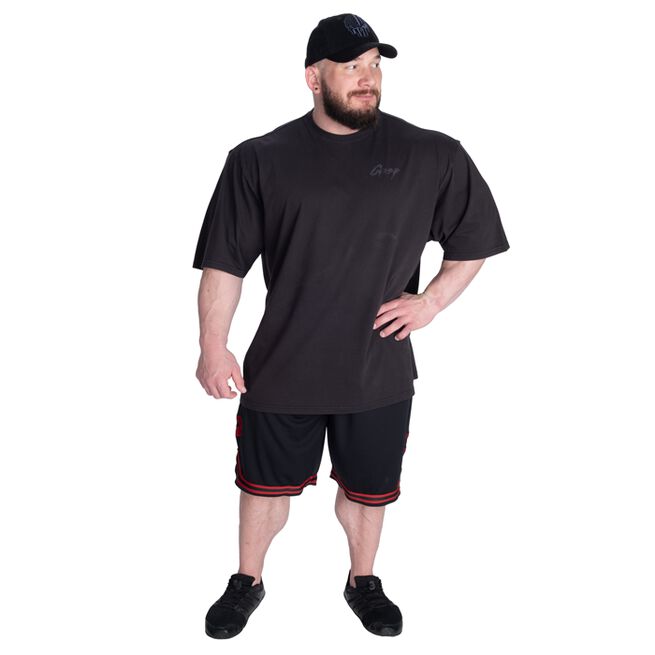 Basketshorts Svart Röd