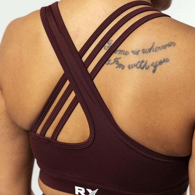 Grace Sports Bra, Burgundy