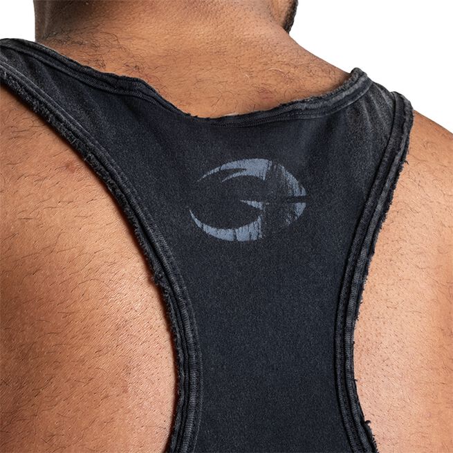 Skull T-back, Acid Washed Black