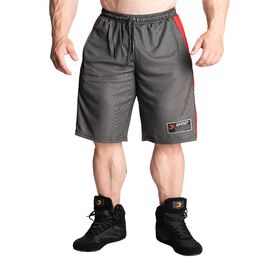 No1 Mesh Shorts, Black/Red, S  No1 Mesh Shorts, Black/Red