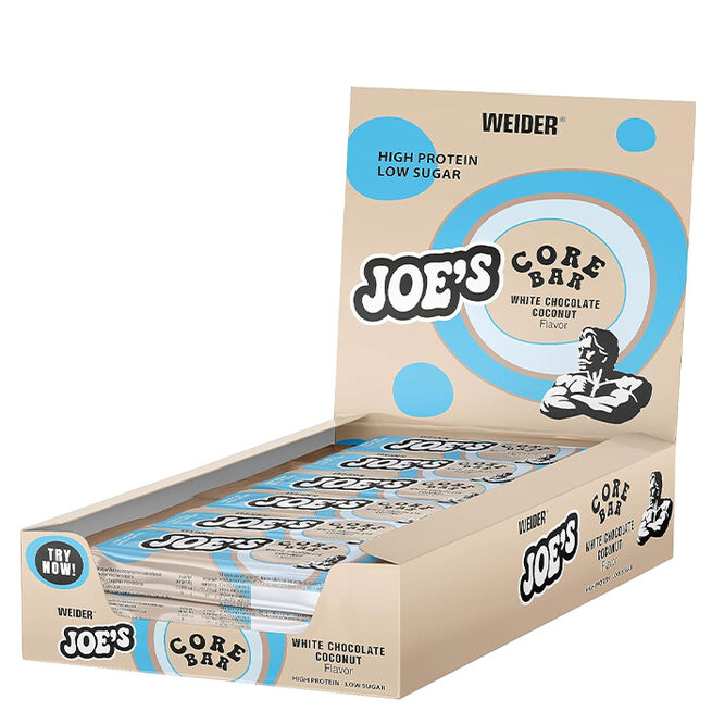 12 x JOE's Core Proteinbar 45 g White Chocolate Coconut