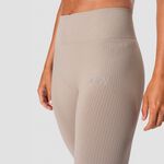 ICANIWILL Ribbed Define Seamless Tights, Sand