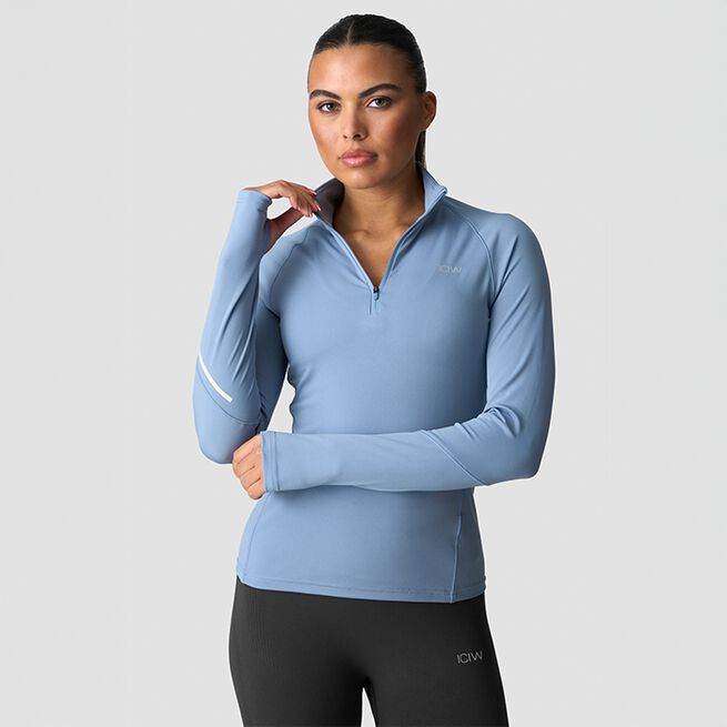 Everyday Langermet 1/4 Zip Genser Blå