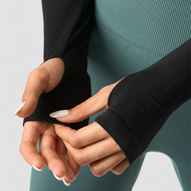 Define Langermet Genser Svart