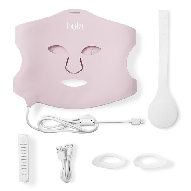 Glow LED Ansiktsmaske Rosa